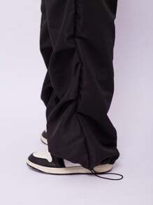 Women Pants - 黑色 - 查看 3