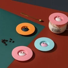 矽膠杯蓋,防漏密封杯蓋,軟質矽膠材質,杯子蓋,杯子配件,防塵萬能杯蓋,適用於陶瓷杯裝置