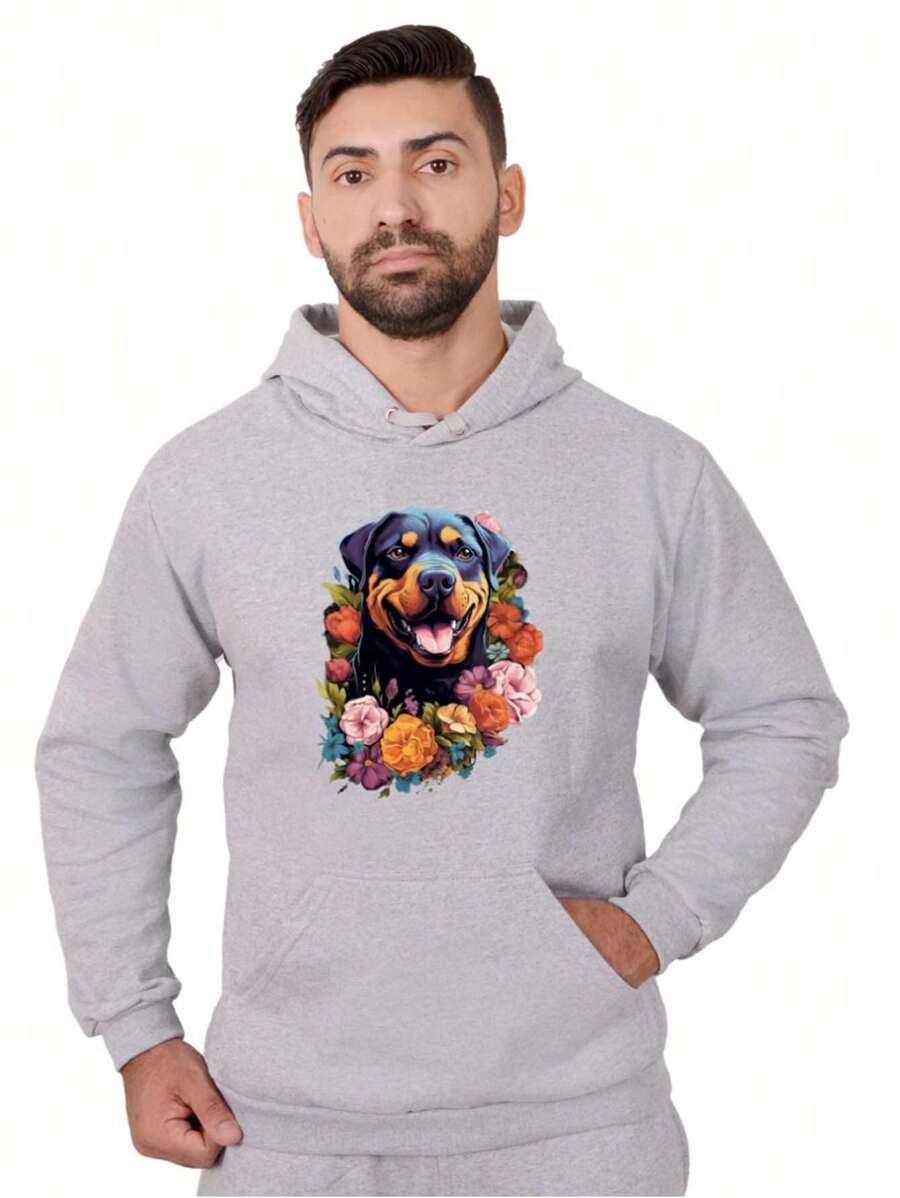 Men Sweatshirts - 淺灰色 - 查看 1