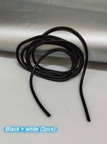 2pcs 1.4m Laser Black & White Data Cable Protector Charger Protector