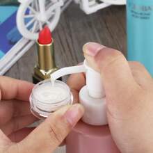 25pcs Mini Clear Cream Jars 3g 5g Empty Plastic Cosmetic Makeup Jar Pots Transparent Sample Bottles Eyeshadow Cream Lip Balm Container, Travel Essentials Sample Cosmetics Jar Emtpy Mini Bottles Thanksgiving, Halloween, And Christmas Are Applicable
