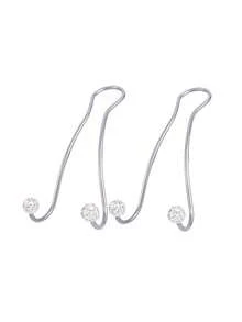 1 件不銹鋼汽車掛件收納帶鑽石掛鉤,汽車座椅背掛鉤,簡約內裝配件