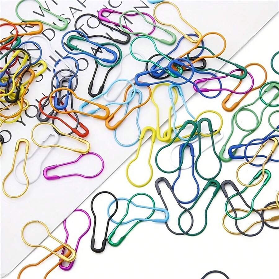 100pcs Brown Color Positioning Pins For Sewing Crafts/cross Stitch/diy Marking Or Jewelry Display - Brown - View 1