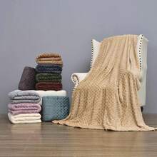 Lightweight King Size 230*200cm 1 Piece Blanket Blanket With Geometric Pattern Soft And Comfortable Colorful Decorative Travel, Multicolor Plain Warm Blanket For Home Blankets Fresh Blanket Bedding Deding Blanket King Size Microfiber Blankets Individual Blankets Home Decoration Dark Gray Laila Lightweight Comfort Blanket Double Bedspread Bedspread Super Soft Micromink Blanket Fun Cotton Blankets Lightweight Fabric Blankets Decorative Travel Blanket Pink Green