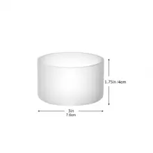 One-pack Silicone Cup Cover Stainless Steel Sports 32/40oz Base Space Bottle Anti-slip Pad Silicone Coaster - Clear - View 5