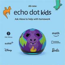 Echo Dot Echo Dot 5th Gen Kids - Dragon 110v/240v - Roxo - Visão 1