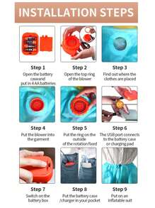 Disfraz Inflable De Muñeco De Nieve Navideño Para Adultos - Blanco - Ver 6