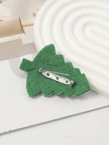 1pc Handmade Bohemian Style Beaded Christmas Tree Brooch For Ladies' Versatile Clothing Accessory - Multicolor - View 4