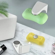 2入組自粘式磁力肥皂盤架,浴室和廚房肥皂節省器