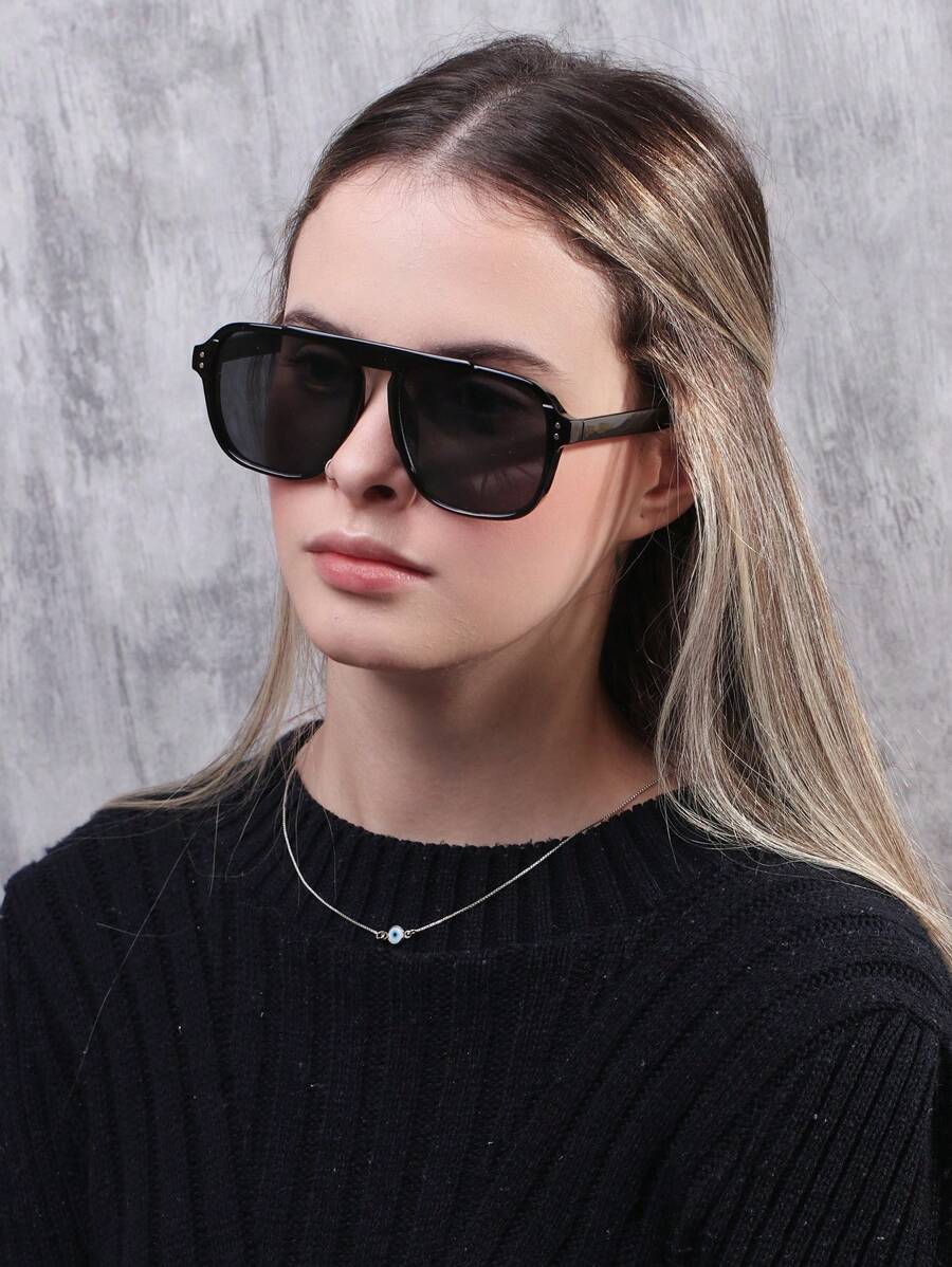 NỮ Kính râm Giải trí , Thích hợp Đối với Du lịch ngoài trời bờ biển Kỳ nghỉ - màu đen - Xem 1