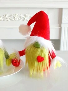 1 件聖誕裝飾長鬍子侏儒娃娃家居裝飾、節日氣氛裝飾品