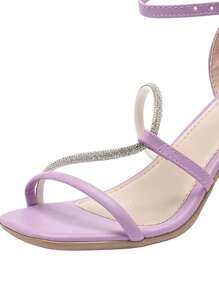 Women Heeled Sandals - Màu Lilac Tím - Xem 5