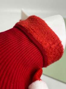 冬季兒童聖誕風格寶寶襪子鞋,幼兒防滑柔軟底長筒絨面厚底鞋