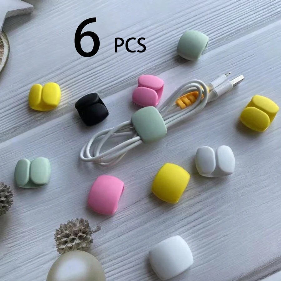 5/10 Pezzi Nuovo Dispositivo Di Avvolgimento Multifunzione Per La Conservazione E La Classificazione Del Cavo Dati Di Viaggio, Hub Decorativo, Cavo Di Ricarica Degli Auricolari Con Fibbia Di Archiviazione, Dispositivo Di Avvolgimento