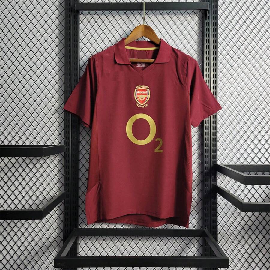 Jersey A-rsenal retro 2005 - 2026 Highbury - Rojo - Ver 1
