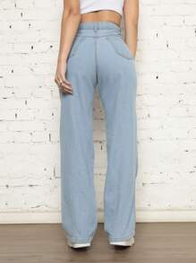 Women Jeans - Light Wash - View 6