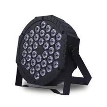 Led Light Projector RGB Stage Reflector With Remote Control 36W Audiorhythmic Multicolor Light Cannon - Black - View 3