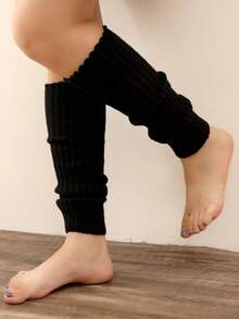 3對女士高档保暖針織堆堆襪套裝，適用於日常穿戴和派對 - 彩色 - 查看 5