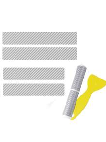 1入黑色車門踏板貼紙裝飾,防刮傷、防污染、防踢特防護膜 - 黑色 - 查看 10