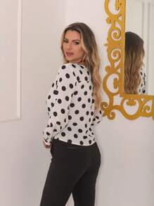 Women Blouses - 白色 - 查看 2