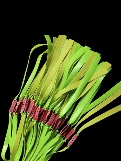 5入組彈弓乳膠橡膠帶套組,高彈性耐用狩獵彈弓帶,1mm厚度,適合射擊訓練,戶外狩獵等等。