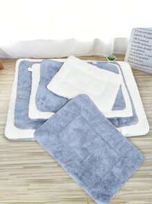 1 件加厚宠物床，珊瑚绒垫适合中小型猫狗，适合所有季节 - 淺灰色 - 查看 5