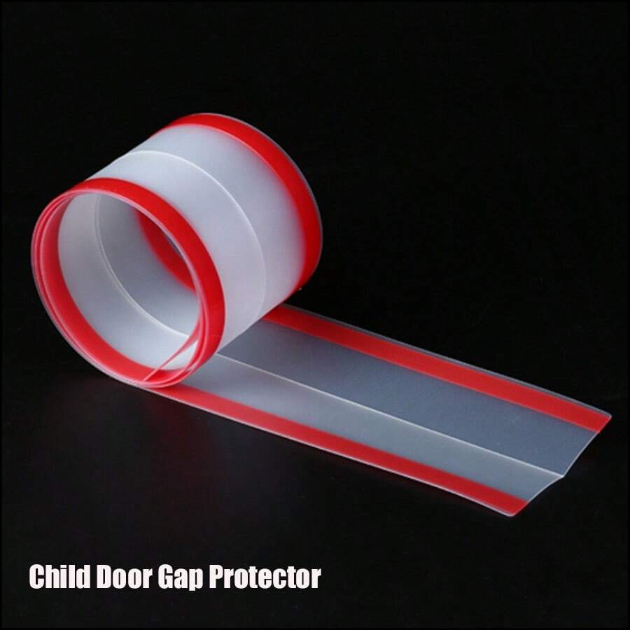 1 件透明门防夹保护器，防止婴儿夹手，不影响门的开合，门铰链盖保护器，适用于儿童手指 - 無色 - 查看 1