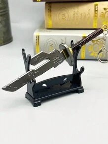 16cm Đảo ngược Của Thiên đường Anime Kim loại Vũ khí người mẫu Trang trí nhà cửa Thủ công mỹ nghệ Móc chìa khóa - màu đen - Xem 6