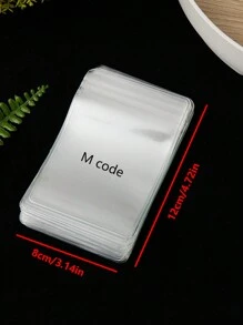 20pcs Minimalist Jewelry Storage Bags Dust-Proof Pvc Anti-Oxidation Ring Earrings Jewelry Organizer Transparent Dust-Proof Storage Bag Jewelry Storage Book For Ring Necklace Bracelets Stud Makeup Bag Make Up Accessories Travel Essentials Travel Organizer For Beach Summer Vacation Back To School - Clear - View 7