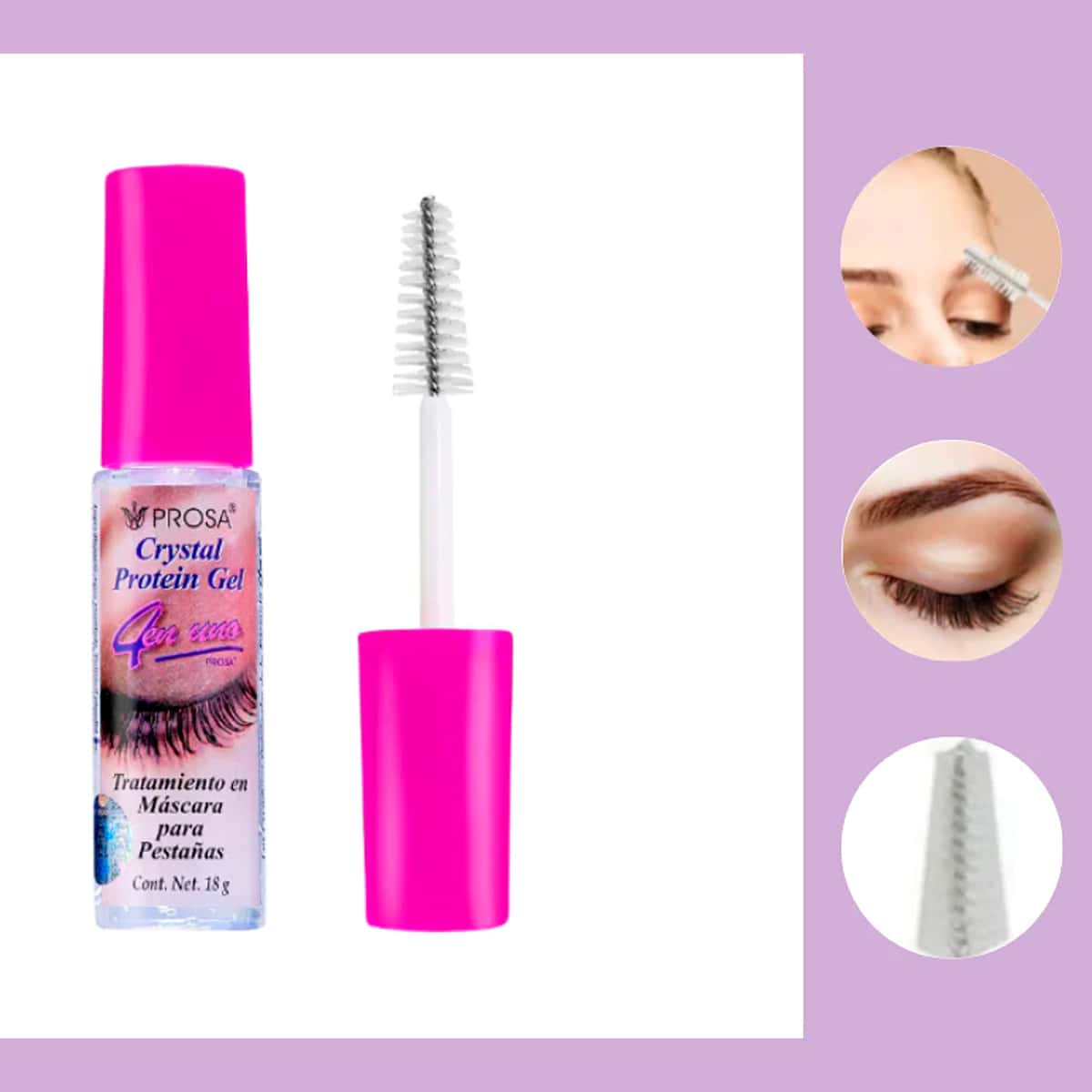Rimel Prosa Gel Para Pestañas Y Cejas Transparente Vs Agua - transparente - Ver 1