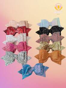 Accesorio para vasos de bebidas, tipo Star, moño decorativo, brillante, para popote, moños con brillos para termo. - Multicolor - Ver 5