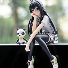 1pc Anime Model Sitting Posture Ornament For My Youth Romantic Comedy Is Wrong, As I Expected, Bsd Cosplay, Anime Figure Pink, Death Note