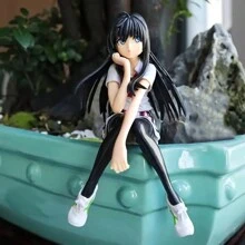 1pc Anime Model Sitting Posture Ornament For My Youth Romantic Comedy Is Wrong, As I Expected, Bsd Cosplay, Anime Figure Pink, Death Note