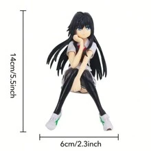 1pc Anime Model Sitting Posture Ornament For My Youth Romantic Comedy Is Wrong, As I Expected, Bsd Cosplay, Anime Figure Pink, Death Note