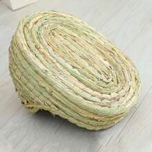 1pc Rabbit Grass Nest/holland Pig Willow Bed/chicken Coop/hedgehog Cage/pet Grass Woven Hideaway/turtle House/pigeon Nest Supply - Brown - View 7