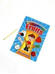 Compra Única Disponible: Un Gran Libro Para Colorear De Dibujos Animados Para Estudiantes; Compra De Combinación Disponible: 7 Piezas/libro De Dibujo Para Niños Para Dibujar, Bosquejar Y Colorear - Multicolor - Ver 6