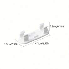 10 piezas, clips de gestión de cables ajustables, organizadores de cables adhesivos, clips de alambre adhesivos, soporte para cables para TV, PC, cable Ethernet debajo del escritorio, pared, oficina en casa