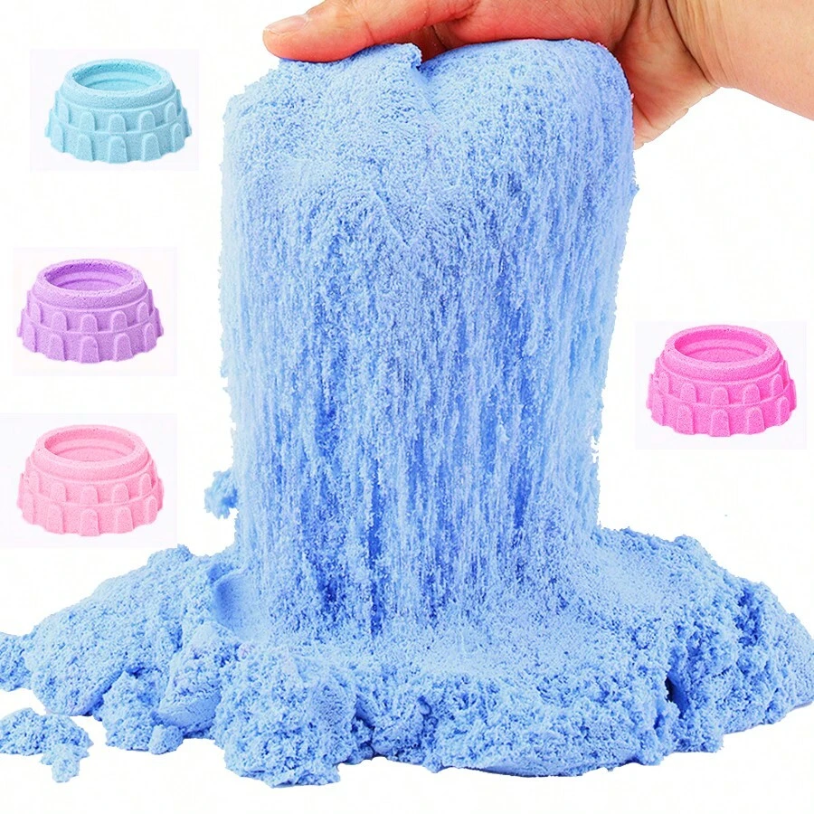 ASNEY Conjunto De 500g De Arena De Juego Mágica De Juguete Con Arena Artificial, Una Divertida Actividad Sensorial Sin Desorden Y Juguete De Arena Sensorial Para Niños Pequeños. Ideas Para Actividades Infantiles