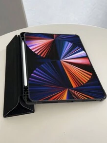 1pc Tpu Leather Love Tablet Case With Stand, Pencil Slot, Auto Wake/Sleep, 3 Folds, Compatible With Ipad Air 10th, 9th, Air 5th, Ipad Pro 11-Inch - Multicolor - View 3