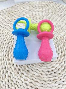 1 Pieza Suministro Para Mascotas Perro Tpr Masticable En Color Caramelo Con Sabor Para Afilamiento De Dientes, Solo Para Uso En Mascotas - Rosa - Ver 6