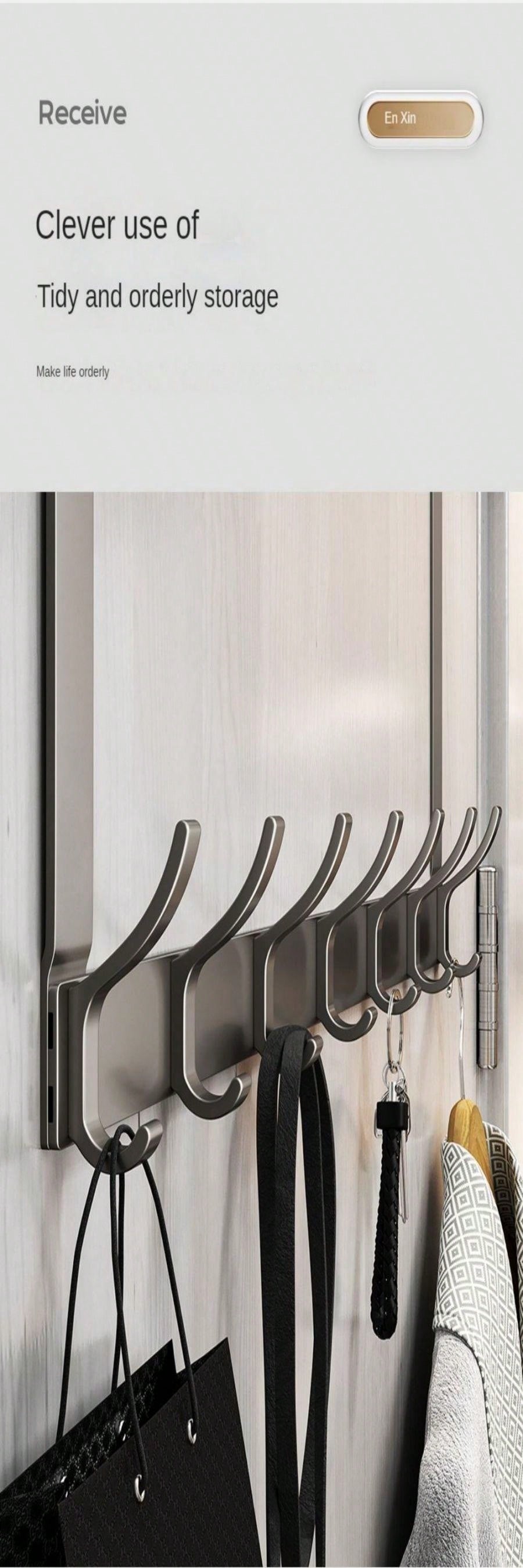 Space Aluminum Adhesive Door Hanger SHEIN USA