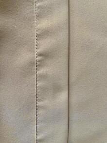 Light Beige High Precision Blackout Faux Silk Window Curtain - 150*250 - View 7