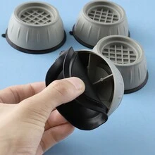 4入組橡膠萬能腳墊,可用於洗衣機、沙發、桌子、椅子,具有防震、防滑、隔音、增高、防潮功能,作為家具支撐的墊子