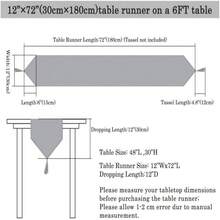 1pc Twinkle Shiny Blue Sequin Tablecloth 12x72 Inches, Rectangle Golden Tablecloth For Party, Christmas, Baby Shower And Birthday Celebration Decoration - Royal Blue - View 2