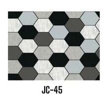 Alfombra Decorativa para Sala, Dormitorio, Habitación, GRANDES 1.6 X 2.3 Metros - Gris Oscuro - Ver 2