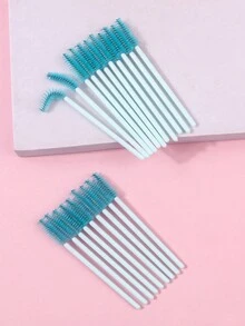 50入組眼部用品一次性化妝工具,睫毛刷,初學者便攜式眉毛刷螺旋睫毛刷