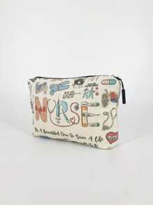 護士化妝包禮物急診護士拉鍊袋icu護士禮物護士感謝化妝包護士畢業禮物