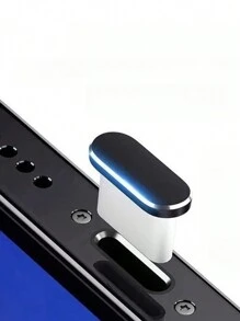 13入組手機清潔刷+type C充電口塵塞套裝 - 黑與白 - 查看 3