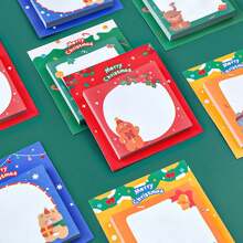 MỘT Nguyên bản Hoạt hình Giáng sinh Ghi chú dính , Học sinh Giáng sinh Văn phòng phẩm sáng tạo Qủa tặng , Dễ thương Message Giấy ghi chú - Nhiều màu - Xem 4