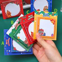 MỘT Nguyên bản Hoạt hình Giáng sinh Ghi chú dính , Học sinh Giáng sinh Văn phòng phẩm sáng tạo Qủa tặng , Dễ thương Message Giấy ghi chú - Nhiều màu - Xem 2